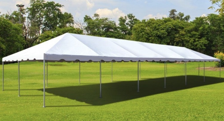 20x50 Framed Draped tent